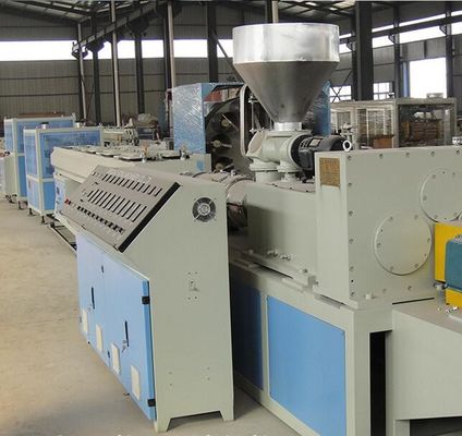 Harga yang bagus Mesin Pembuat Pipa Plastik PVC Double Screw Extruder System Garansi 1 Tahun on line