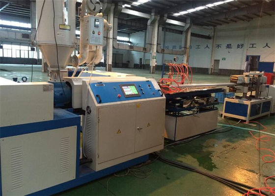 Harga yang bagus Satu Dinding Bergelombang Saluran Pipa Plastik Garis Ekstrusi 380V 50HZ on line