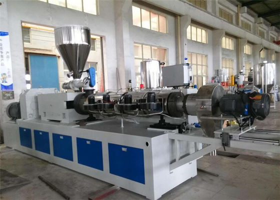 Harga yang bagus Mesin Pembuat Pipa PVC Ganda, Jalur Produksi Pipa PVC Plastik Sekrup Ganda on line