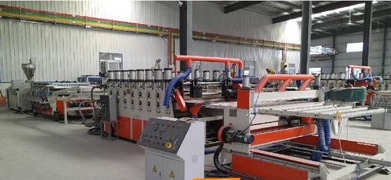 Harga yang bagus Plastik Extruder Kayu Plastik Garis Ekstrusi Komposit Plastik / WPC Membuat Mesin on line