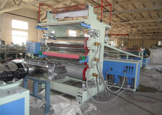 Harga yang bagus Dua Sekrup Wpc Foam Line Produksi Papan, Nitrided Layer Tebal 0,4 - 0,7mm on line