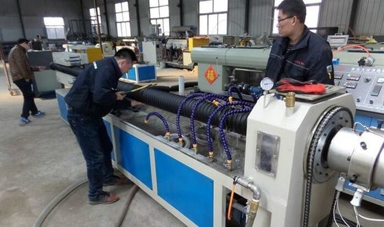 Harga yang bagus Single Screw Plastic Extrusion Machine Untuk PE PP Kawat Kabel Sprial Wrapping Band Pipe on line
