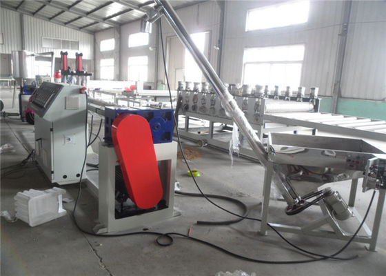 Harga yang bagus Mesin Butiran Plastik Limbah Otomatis PP PE Block Material Production Line on line