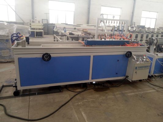 Harga yang bagus Jalur Produksi Profil Plastik PVC / Proses Ekstrusi Profil Kayu Plastik on line