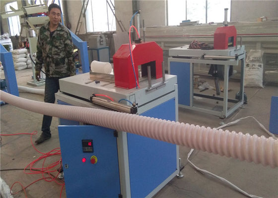 Harga yang bagus Carbon Fiber PE Pipe Extrusion Line, Carbon Sprial Reinforcing Pipe Single Screw Extruder on line