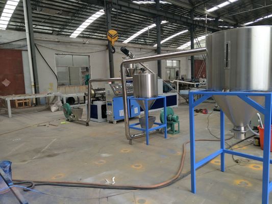 Lini Produksi Plastik Granul Serpih Daur Ulang Dengan Tahap Ganda Mesin Ekstrusi Granulasi Plastik