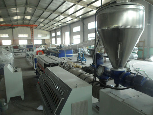Harga yang bagus 25000N Twin Screw 315mm Mesin Pembuat Pipa PVC Plastik on line