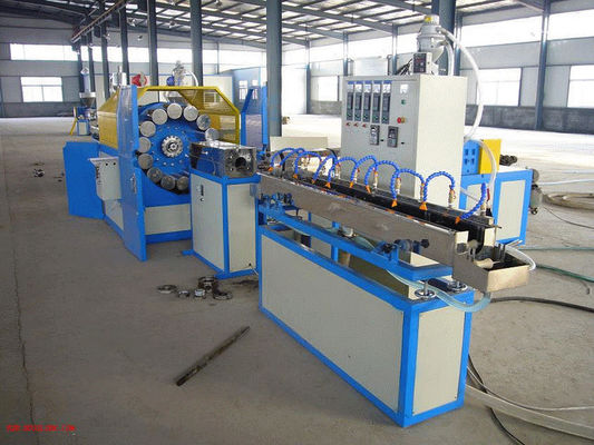 Harga yang bagus Kawat Baja Reinforced PVC Pipe Twin Screw Extruder, PVC Reinforced Pipe Machinery on line