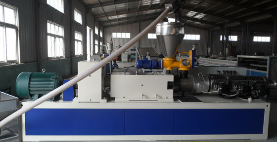 Harga yang bagus Output tinggi PVC Lantai dan kusen pintu mesin pembuat, Sekrup Ganda on line