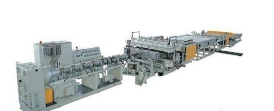Harga yang bagus PP Hollow Grid Plastik Lembar Garis Ekstrusi, Hollow Extrusion Sheet Mesin on line