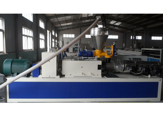 Harga yang bagus Jalur Produksi Profil Pallet PVC WPC, Mesin Ekstrusi Profil Plastik WPC on line