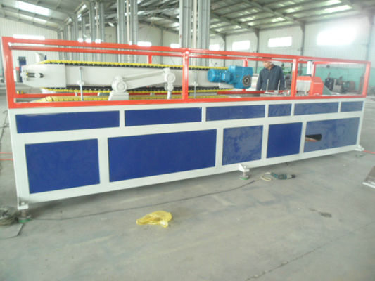 Harga yang bagus PP PE PVC WPC Lini Produksi Profil Dengan Extruder Sekrup Ganda on line