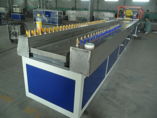 Harga yang bagus Jalur Produksi Profil WPC, Extruder Sekrup Kembar Untuk Alas Tiang on line