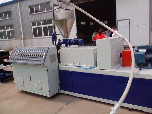 Harga yang bagus PP / PE Extruder Pipa Bergelombang Dinding Tunggal Dengan Extruder Sekrup Tunggal on line