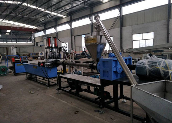 Mesin Granulator Plastik PE PP PET, Mesin Granulator Plastik Kecil Dengan Extruder Sekrup Tunggal atau Kembar