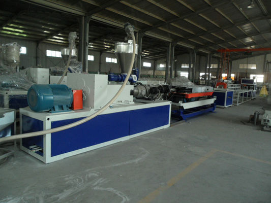 Harga yang bagus Double Screw Plastic Pipe Extrusion Line Untuk Pipa PVC Bergelombang Dinding Ganda on line