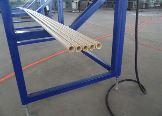 Harga yang bagus PVC UPVC CPVC Twin Line Extrusion Line / Electrical Conduit Pipe Making Machine on line