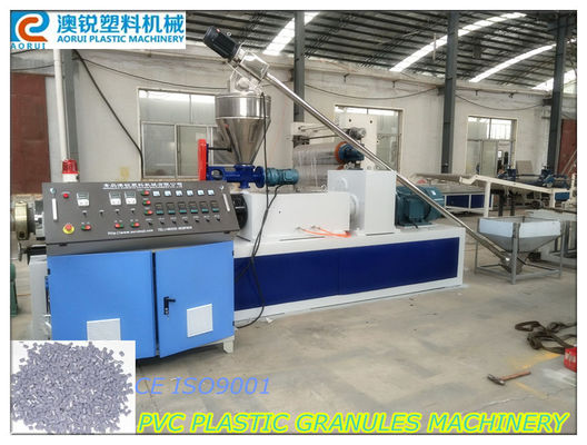 PVC Hot Cutting Plastik Butiran Mesin, Extruder Pelletizing Plastik PVC