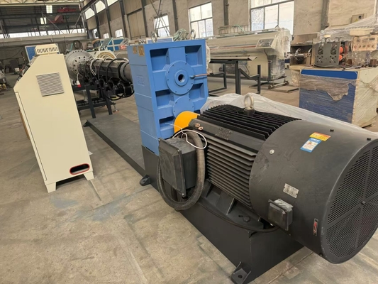 Omron Temperature Controller Plastic Pipe Extrusion Line Dengan Cetakan Alloy Aluminium