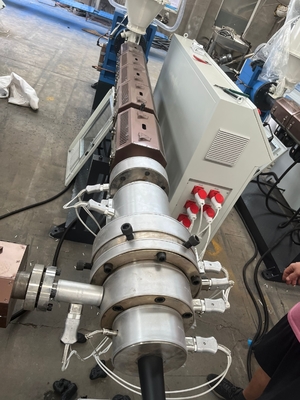 HDPE PE PP PPR Pipa Gas Pipa Air Satu Sekrup Plastik Extruder Produksi