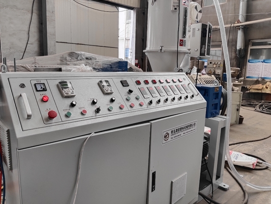 Mesin Pembuat Pipa Bergelombang PE Otomatis Untuk Sistem Drainase, Mesin Extruder Pipa Bergelombang HDPE SJ65/33