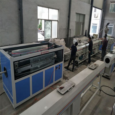 Harga yang bagus Jalur ekstrusi pipa plastik PVC, jalur produksi pipa air sekrup ganda on line