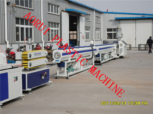 Harga yang bagus PE / PP Sweage Jalur Plastik Pipa Ekstrusi Kontrol PLC Berkecepatan Tinggi on line