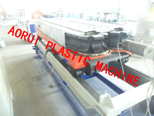 Harga yang bagus Garis ekstrusi pipa plastik bergelombang dinding ganda, mesin ekstrusi PP / PE on line