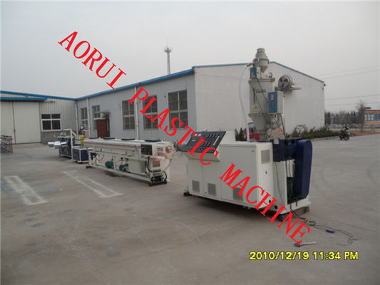Harga yang bagus 16mm-63mm PE Plastik Pipa Ekstrusi Line, PPTwin Screw Pipe Extrusion Line Produksi on line