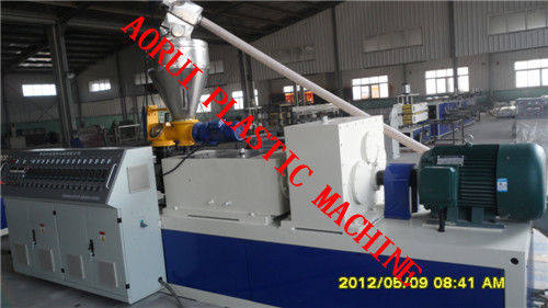 Harga yang bagus 380V 50HZ Lini Produksi Profil Plastik / PVC Extrusion Line on line