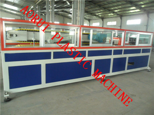 Harga yang bagus Panel Wood Plastic Extrusion Line / Mesin ekstrusi profil plastik on line
