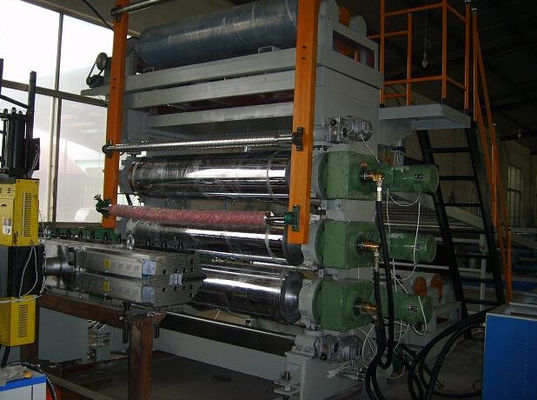 Harga yang bagus Mesin Konstruksi Dewan Plastik PP / PE Garis Ekstrusi Papan Bangunan Mesin on line