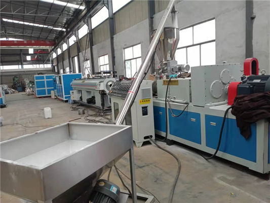 Garis Ekstrusi Pipa PVC Plastik 16mm Kerucut 200kgs / H Mesin Pembuat Pipa Air