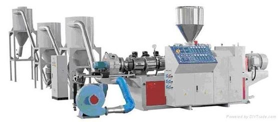 Harga yang bagus Double Screw Hot Cutting Mesin Pelletizer Plastik 60KW Untuk PVC on line
