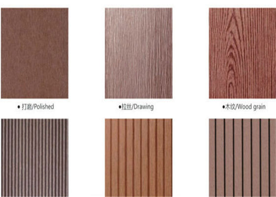 Harga yang bagus WPC Furniture Profil Plastik Lini produksi PP / PE untuk Lini Produksi Lantai on line