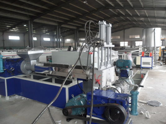 Harga yang bagus Double Stage Daur Ulang Granule Single Screw Extruder, Mesin Pelet Serpihan Botol on line
