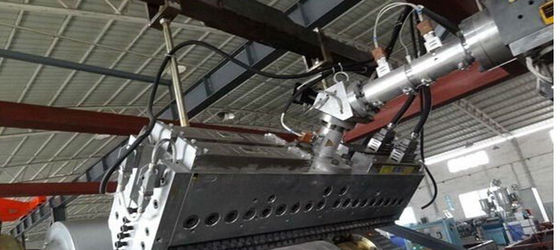 Harga yang bagus Lini Produksi Lembaran Plastik PET Monolayer / Multilayer untuk Konstruksi on line