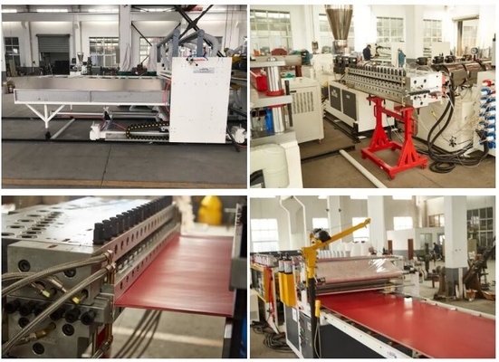 Harga yang bagus 300KW PVC Celuka Foam Board Membuat Mesin Lini Produksi Papan WPC on line