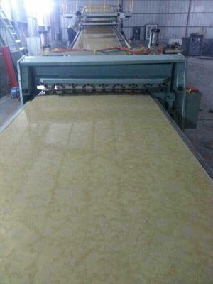 Harga yang bagus Double Screw Extruder WPC Extruder Profil Marmer untuk Dekorasi Latar Belakang TV on line