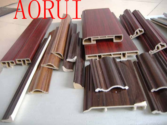 Harga yang bagus WPC Skirting Plastik Profil Garis Ekstrusi untuk Mesin Extruder Laminasi on line
