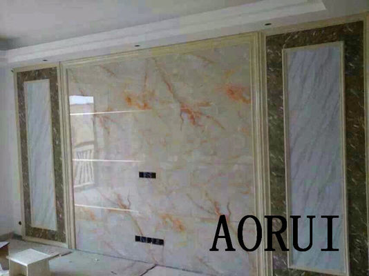 Harga yang bagus Marmer Kayu Plastik Garis Ekstrusi Komposit Lembut untuk Lantai Imitasi on line