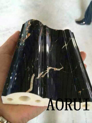 Harga yang bagus PVC Marble Stone WPC Profil Lini Produksi, Mesin PVC Extrusion Profile on line