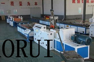 Harga yang bagus PVC WPC Solid Pintu Panel Twin Screw Extruder, Garis Ekstrusi Papan Pintu Plastik on line