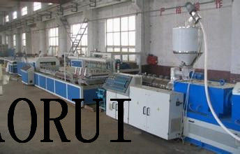 Harga yang bagus Kerucut Sekrup Extruder Ganda, Lini Produksi PVC Hollow Door Board on line